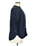 Zara Basic Blue 3/4 Sleeve Button-Down Shirt Size XL - photo 4