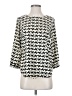Pixley 100% Polyester Animal Print Ivory 3/4 Sleeve Blouse Size XS - photo 1