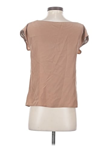 Loeffler Randall Short Sleeve Silk Top (view 2)