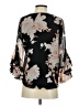 Calvin Klein 100% Polyester Black 3/4 Sleeve Blouse Size XS - photo 2