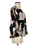 Calvin Klein 100% Polyester Black 3/4 Sleeve Blouse Size XS - photo 4