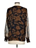 Daniel Rainn 100% Polyester Brown Long Sleeve Blouse Size S - photo 2