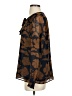 Daniel Rainn 100% Polyester Brown Long Sleeve Blouse Size S - photo 5