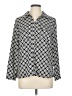 Elementz Print Black Long Sleeve Blouse Size L (petite) - photo 1
