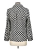 Elementz Print Black Long Sleeve Blouse Size L (petite) - photo 2