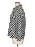 Elementz Print Black Long Sleeve Blouse Size L (petite) - photo 5