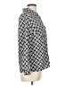 Elementz Print Black Long Sleeve Blouse Size L (petite) - photo 4