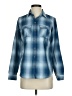 Eddie Bauer Plaid Blue Long Sleeve Button-Down Shirt Size XS - photo 1