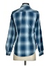 Eddie Bauer Plaid Blue Long Sleeve Button-Down Shirt Size XS - photo 2