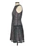 Esley 100% Polyester Polka Dots Gray Cocktail Dress Size S - photo 5