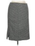Sunny Leigh 100% Polyester Houndstooth Gray Casual Skirt Size 16 - photo 1