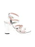 J.Crew Silver Heels Size 10 - photo 1