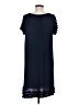 J.Crew 100% Rayon Solid Blue Casual Dress Size M - photo 2