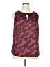 Sejour 100% Polyester Burgundy Sleeveless Blouse Size 14 - photo 1