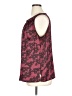 Sejour 100% Polyester Burgundy Sleeveless Blouse Size 14 - photo 5