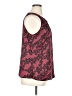 Sejour 100% Polyester Burgundy Sleeveless Blouse Size 14 - photo 4