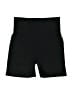 OQQ Solid Black Athletic Shorts Size S - photo 1