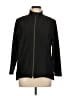 Zenergy by Chico's Black Track Jacket Size Lg Petite (2) - photo 1