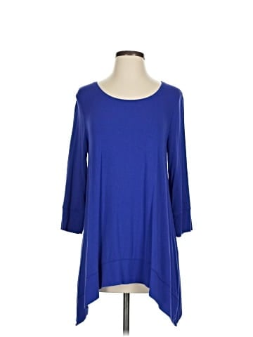Zenergy by Chico's 3/4 Sleeve T-Shirt (view 1)