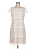 Eliza J 100% Polyester Ivory Cocktail Dress Size 8 - photo 1