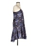Tibi 100% Polyester Paisley Blue Purple Cocktail Dress Size 2 - photo 4