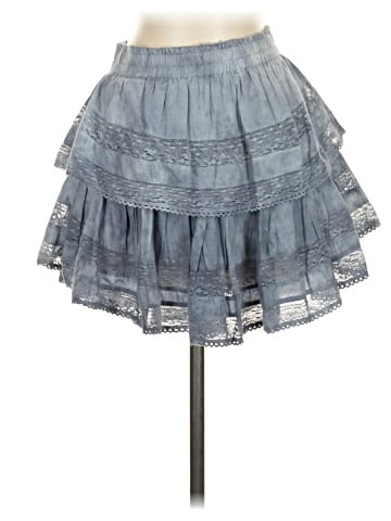 LoveShackFancy Denim Skirt (view 1)