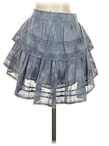 LoveShackFancy Denim Skirt (view 2)