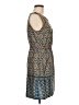 Indulge 100% Polyester Paisley Blue Cocktail Dress Size M - photo 4