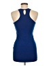 Flounce Solid Blue Cocktail Dress Size 6 - photo 2