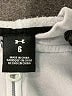 Under Armour Silver Zip Up Hoodie Size 6 - photo 3
