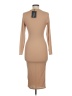 PrettyLittleThing Solid Tan Casual Dress Size 8 - photo 2