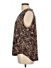 Chaus Animal Print Brown Sleeveless Blouse Size L - photo 5
