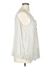 Assorted Brands 100% Rayon Silver Gray Sleeveless Blouse Size 1X (estimated) - photo 4