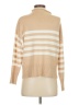 TRUTH BY REPUBLIC Stripes Tan Turtleneck Sweater Size XS - photo 2