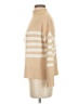 TRUTH BY REPUBLIC Stripes Tan Turtleneck Sweater Size XS - photo 5