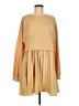 Unbranded Solid Tan Casual Dress Size M - photo 1