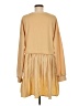Unbranded Solid Tan Casual Dress Size M - photo 2