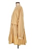 Unbranded Solid Tan Casual Dress Size M - photo 5