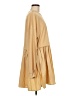 Unbranded Solid Tan Casual Dress Size M - photo 4