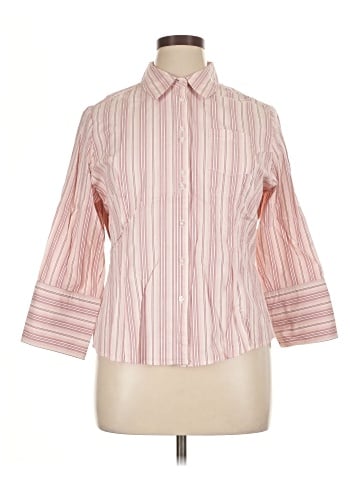 Riders 3/4 Sleeve Button-Down Shirt (view 1)