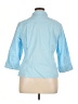 Riders Blue 3/4 Sleeve Button-Down Shirt Size XL - photo 2
