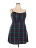 SO Plaid Green Casual Dress Size XXL - photo 1