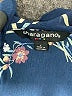 Sharagano 100% Polyester Floral Blue 3/4 Sleeve Blouse Size L - photo 7
