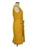 Kasper Yellow Casual Dress Size 6 - photo 4
