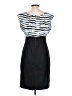 AB Studio Graphic Black Cocktail Dress Size 10 - photo 2