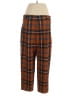 Shein Curve Plaid Orange Casual Pants Size 0X - photo 2