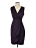 H&M 100% Polyester Solid Purple Cocktail Dress Size 4 - photo 1
