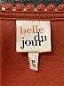 Belle Du Jour Orange Short Sleeve Blouse Size XS - photo 7
