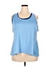Be Inspired 100% Polyester Blue Sleeveless T-Shirt Size 2X - photo 1