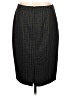 Ann Taylor Houndstooth Gray Formal Skirt Size 12 - photo 2